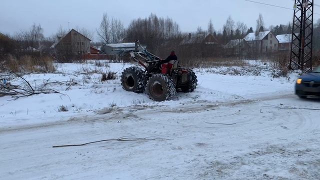 Фронтальный погрузчик своими руками смотреть онлайн