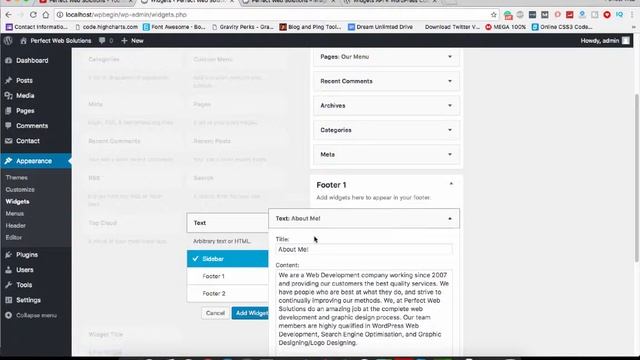 WordPress Advanced Tutorial: Learn How to Create a Custom WordPress Widget ( Urdu / Hindi ) 2017 смотреть онлайн