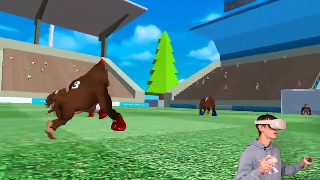 GORILLA TAG Soccer On The QUEST 2 // FREE VR SOCCER Game смотреть онлайн