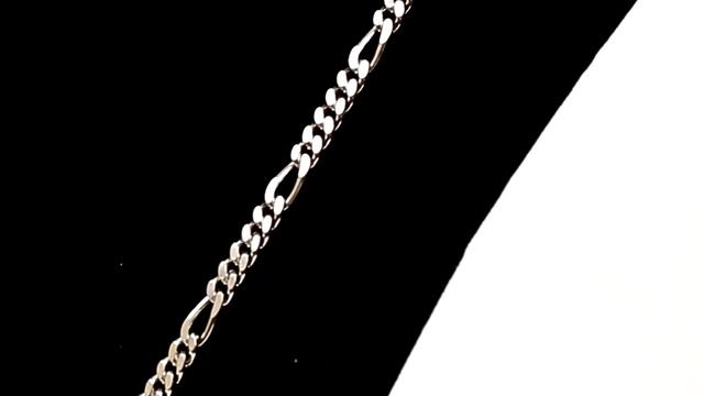 Серебряная цепочка мужская, плетение Cartier (Картье), ширина 5 мм смотреть онлайн