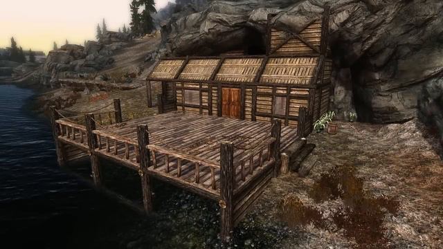 Skyrim Mod: Riverside Shack - Customizable & Interactive Home