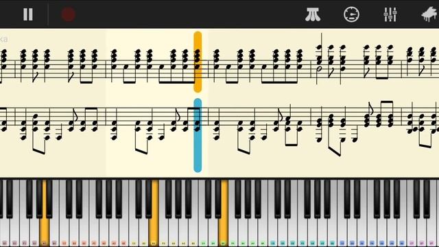 обучение пианино КИНО Кукушка + ноты by piano смотреть онлайн