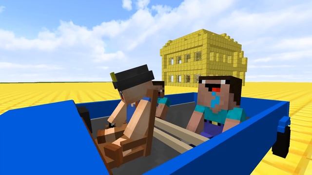 АЛМАЗНЫЙ ДОМ ПРО против ЗОЛОТОГО ДОМА НУБА! БИТВА ДОМОВ В МАЙНКРАФТ! MINECRAFT МУЛЬТИК =) смотреть онлайн