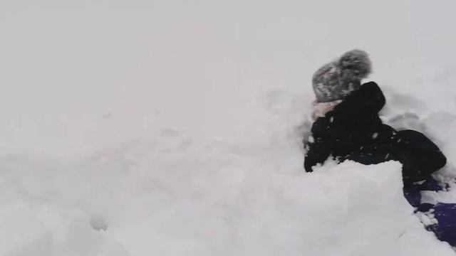 Дарина и Софа гуляют в зимнем лесу смотреть онлайн