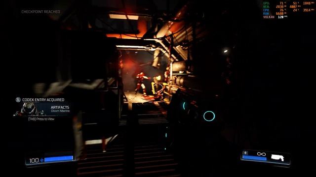 MSI GP63 - DOOM - Vulkan Ultra Settings смотреть онлайн