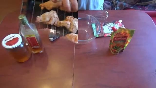 Хрустящие крылышки в липком маринаде смотреть онлайн