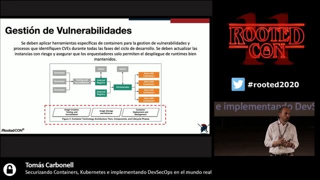 Securizando Containers, Kubernetes e implementando DevSecOps... - Tomás Carbonell [RootedCON2020-ES смотреть онлайн