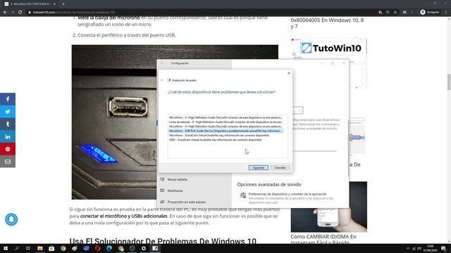 ? WINDOWS 10 NO me DETECTA el MICRÓFONO (SOLUCIÓN 2023) ?| FÁCIL y RÁPIDO смотреть онлайн