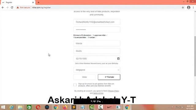 Nike Accounts Creator BOT Selenium Python #Automation смотреть онлайн