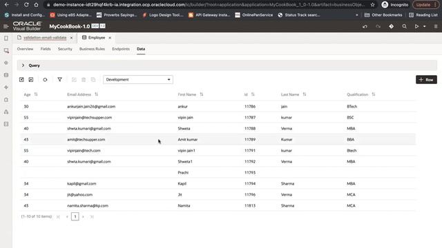 Email Already existence validation in Oracle Visual Builder смотреть онлайн
