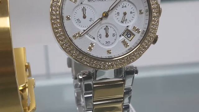 Michael Kors Parker Two Tone Watch смотреть онлайн
