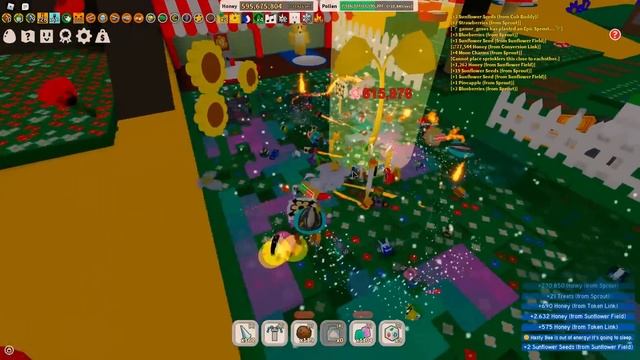 Быстрый фарм ресурсов в Bee Swarm Simulator смотреть онлайн