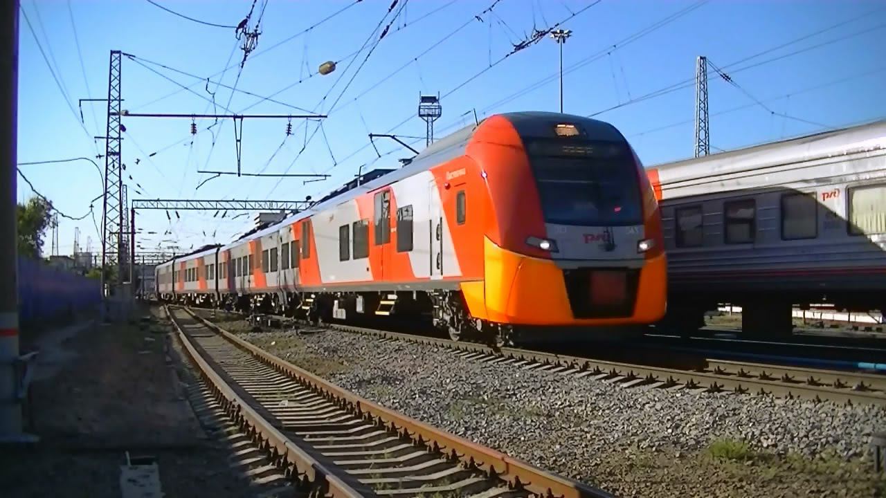 "Ласточка" ЭС1-043 Ростов-на-Дону - Краснодар смотреть онлайн