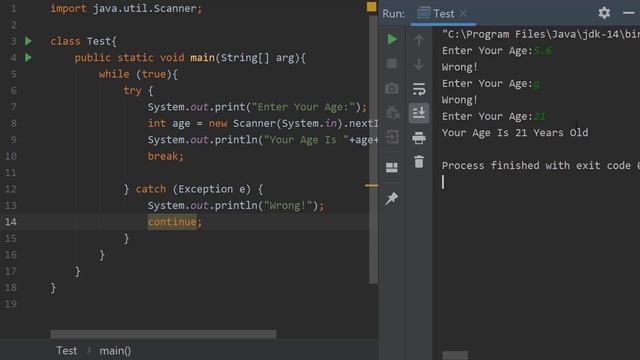 Java || Exception смотреть онлайн
