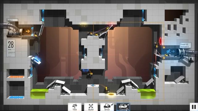 Bridge Constructor Portal Portal Proficiency DLC level 28 low budget solution смотреть онлайн