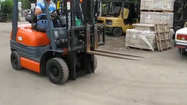 Дизельный вилочный погрузчик Toyota 6FD15 с боковым смещениемBalkancar BT Caterpillar смотреть онлайн