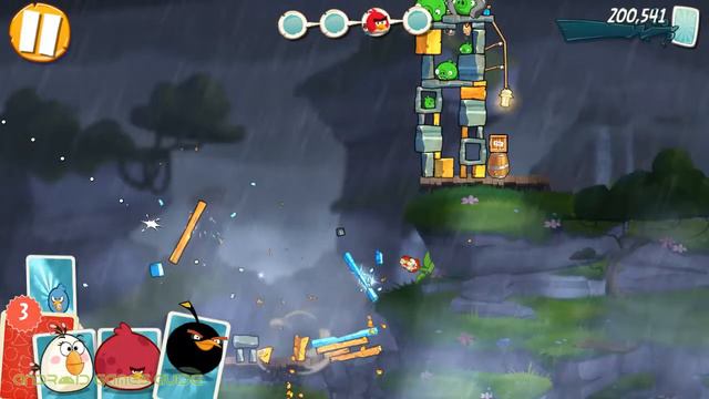 Angry Birds 2: Level 90: Walkthrough (3 STARS) King Pig HD смотреть онлайн