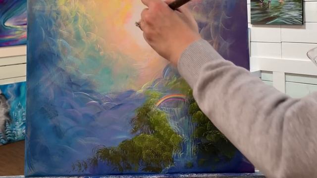 How To Paint “ANGEL OF ABUNDANCE” step by step painting tutorial and a special thank you ❤️ смотреть онлайн
