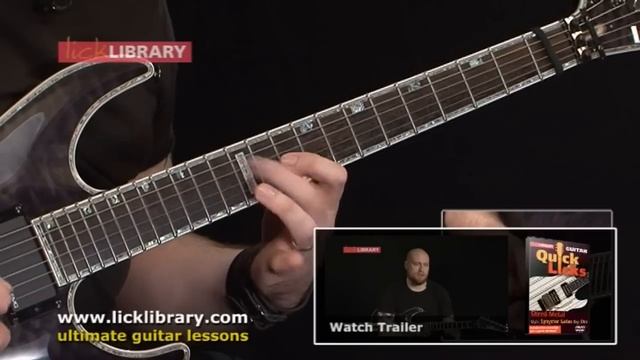 Synyster Gates Style Quick Licks Solo Performance With Andy James Licklibrary