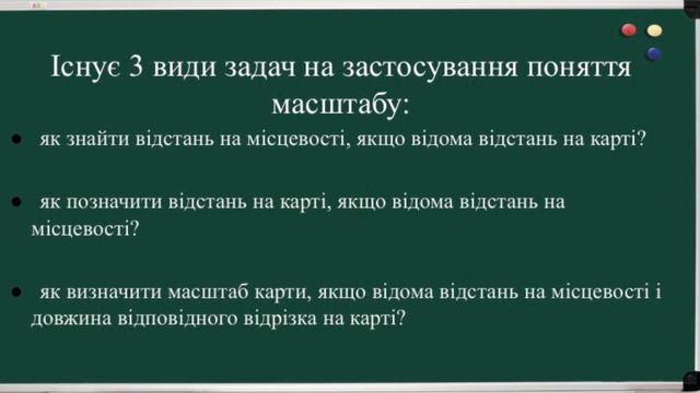 Масштаб. Знаходження відстаней на карті 6 клас (математика) смотреть онлайн