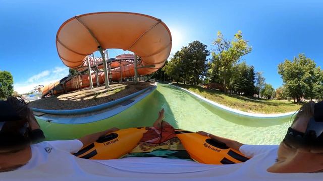 Hungarospa Lazy River 360° VR POV Onride смотреть онлайн