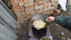 Готовим БАРАНА к празднику.Мясо с картошкой,КАЗАН-КЕБАБ и бараньи пистолетики!