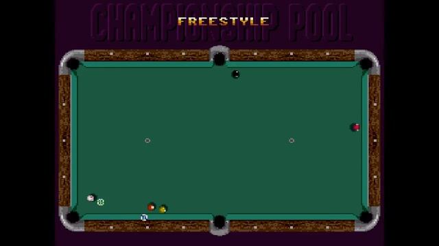 Championship Pool ... (Sega Genesis) Gameplay