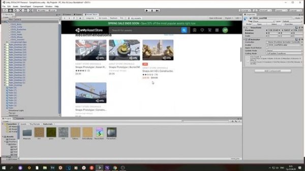 Видео урок по Unity 3d Скачаиванние персонажа с сайта Mixamo