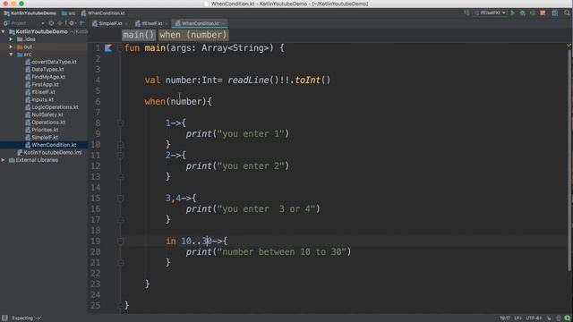17- Kotlin|| when - العبارات الشرطية смотреть онлайн