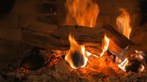 Камин огонь звук релакс11.