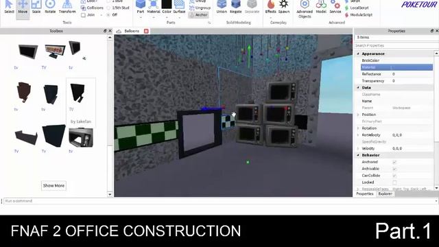 Building the FNAF 2 MAP (Roblox) Part.1 смотреть онлайн