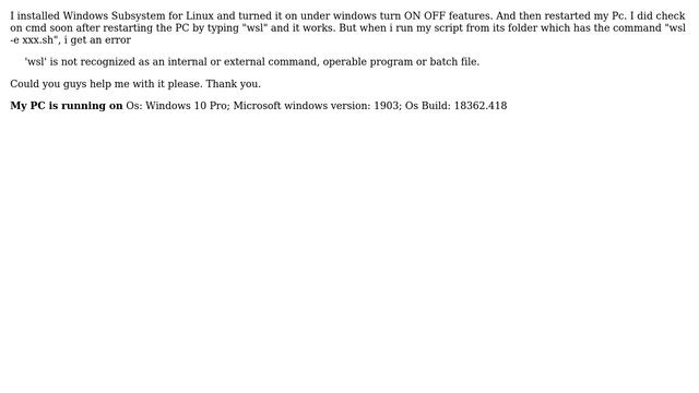 wsl' is not recognized as an internal or external command (2 Solutions!!) смотреть онлайн