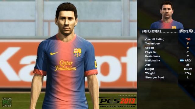 Lionel Messi evolution from PES 4 to PES 2021 смотреть онлайн