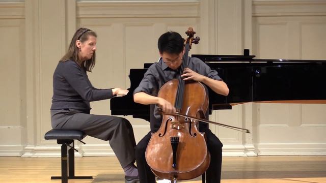 Shostakovich Cello Concerto no.1, 1st Mvt - James Baik смотреть онлайн