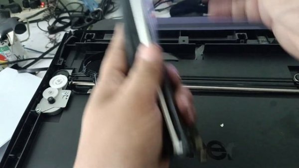 Printer Brother DCP T310 เครื่องค้าง Please Wait แสกนเนอร์เสีย หมึกไม่ออก