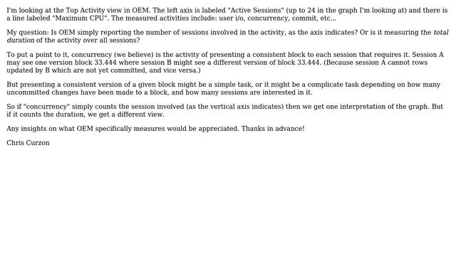 Databases: Oracle Enterprise Manager - top activity смотреть онлайн