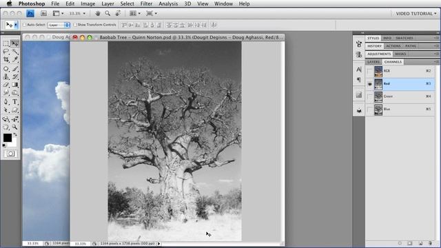 Change Sky with Blend If - Photoshop Tutorial смотреть онлайн