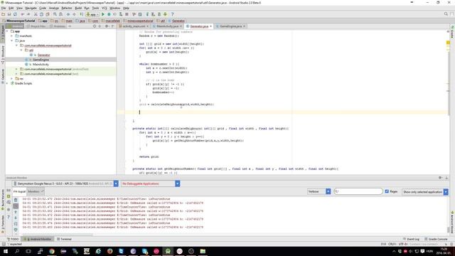 How to make a Minesweeper game for Android - Part 1 смотреть онлайн