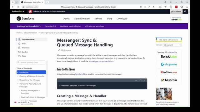 Пакет messenger для работы с очередями в Symfony смотреть онлайн