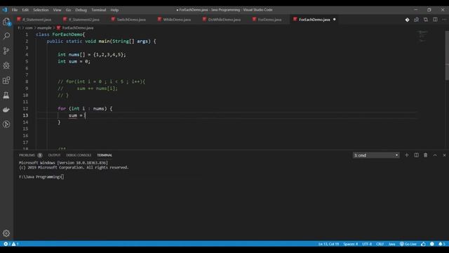 For Each Loop in Java | For Each Loop in Java Tamil смотреть онлайн