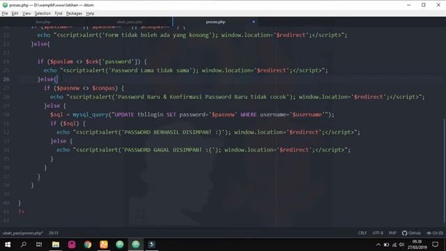 Cara Mudah Membuat Ubah Password di PHP смотреть онлайн