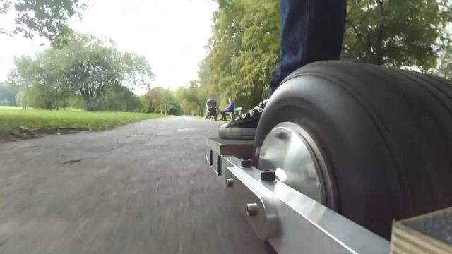 [Eng SUB] DIY Onewheel for only 150$ - chinese hoverboard hardware hack - how it is made how it rid смотреть онлайн