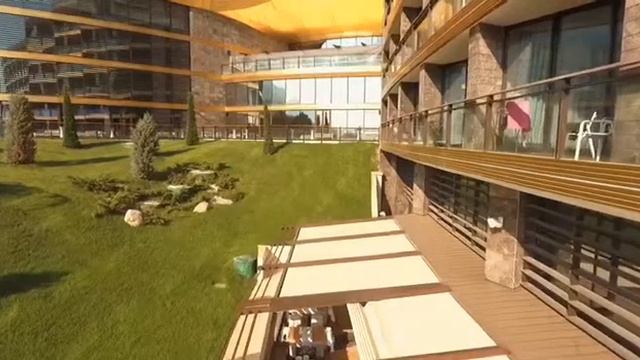 Веранда ресторана AZURR в гостиничном комплексе МРИЯ RESORT - Компания Areve смотреть онлайн
