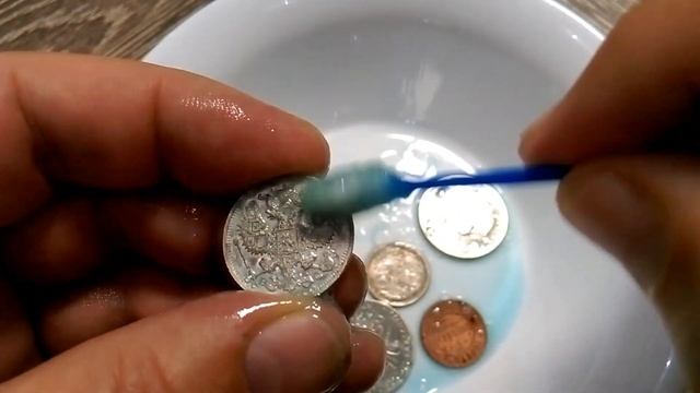 #Монета #ОБЗОР Раствор, Средство для мытья монеты (моем монеты Казахстана) смотреть онлайн