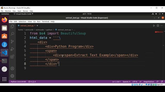 How to get text inside tag using Python and Beautifulsoup смотреть онлайн