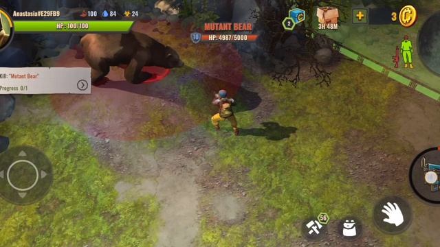 LONELY ROCK (Bears head)| ZOMBIE SURVIVAL GAME| Days After: ApKMod Gameplay. смотреть онлайн