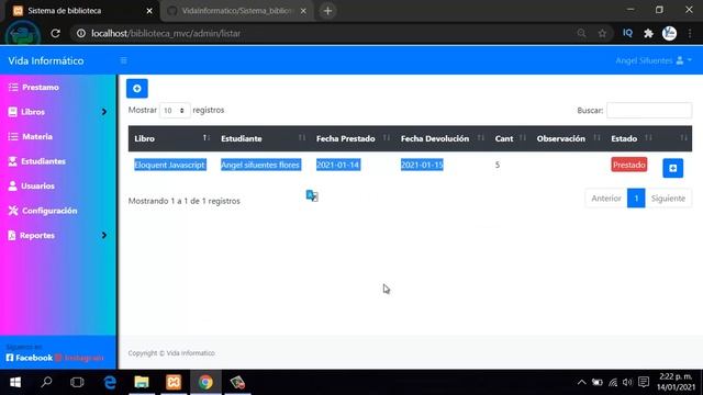 Sistema de biblioteca creado con PHP y MySQL - MVC - gratis смотреть онлайн
