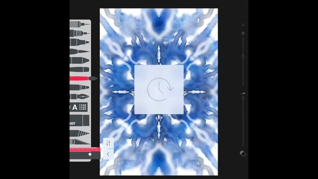 iPad Pro sketches tie-dye style mobile phone wallpaper drawing video смотреть онлайн