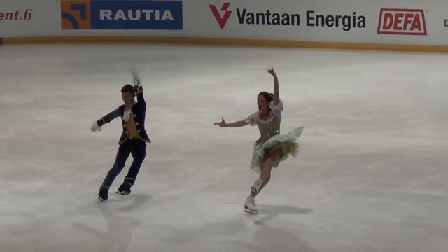 Finlandia Trophy 2012 Charlene GUIGNARD / Marco FABBRI practice SD смотреть онлайн