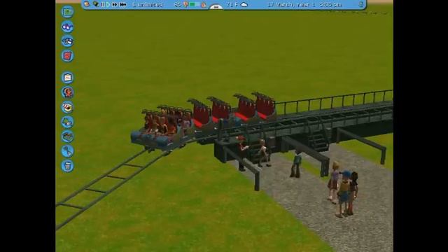 RCT3 - CT Test 7.0 *Curved Station* смотреть онлайн